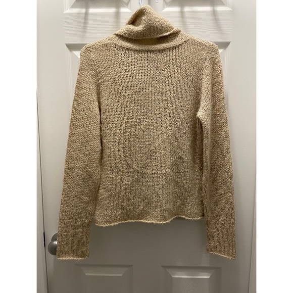 Eileen Fisher cowl neck wool knit sweater - Picture 2 of 4